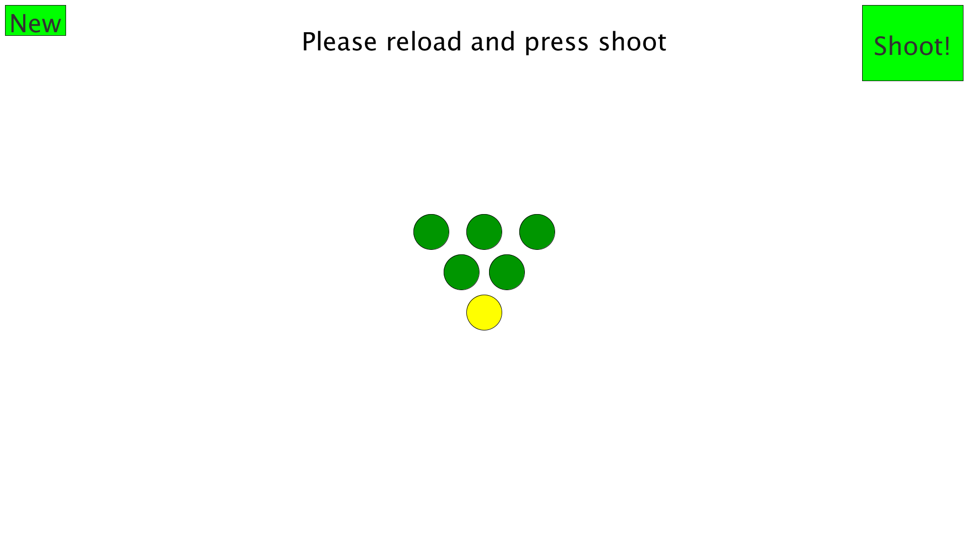 Rubot GUI, see targeted cup and press shoot when reloaded